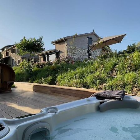 Gite De Charme 5 Etoiles Pour Couple Avec Sauna Et Jacuzzi Exterieurs Privatifs Peaugres Buitenkant foto